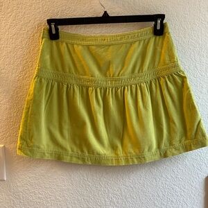 J Crew Lime Green Corduroy Skirt